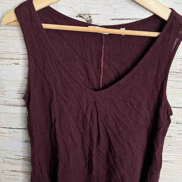 Kleen red purple blouse tank  top size small - Picture 6 of 9